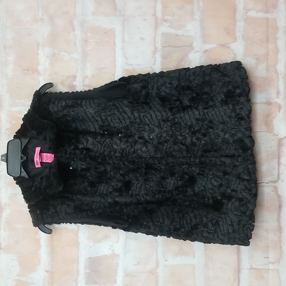 Betsey Johnson Black Vest with Sequins